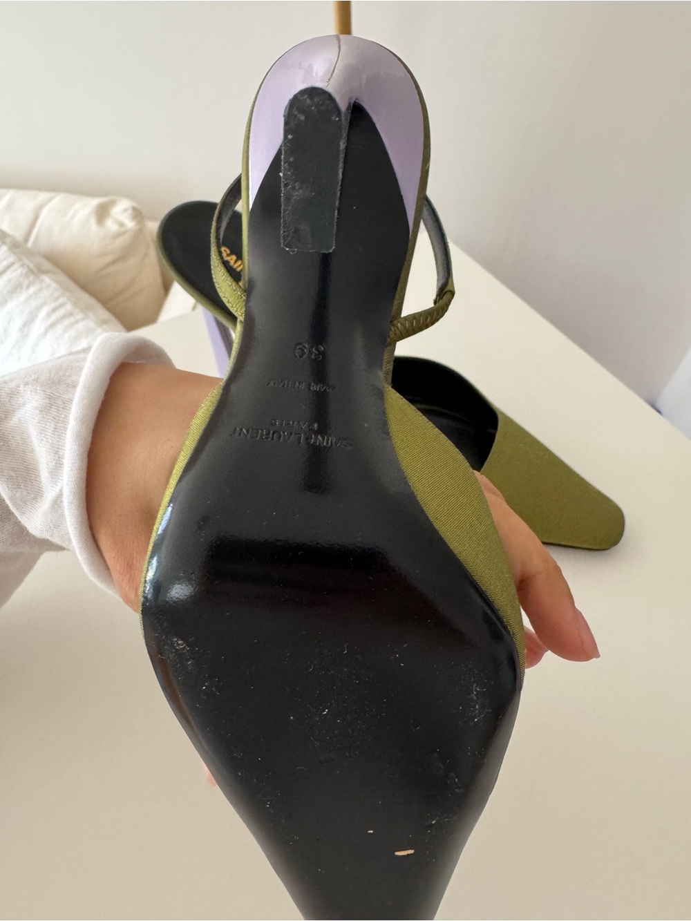 Saint Laurent Blade slingback - Picture 3 of 4